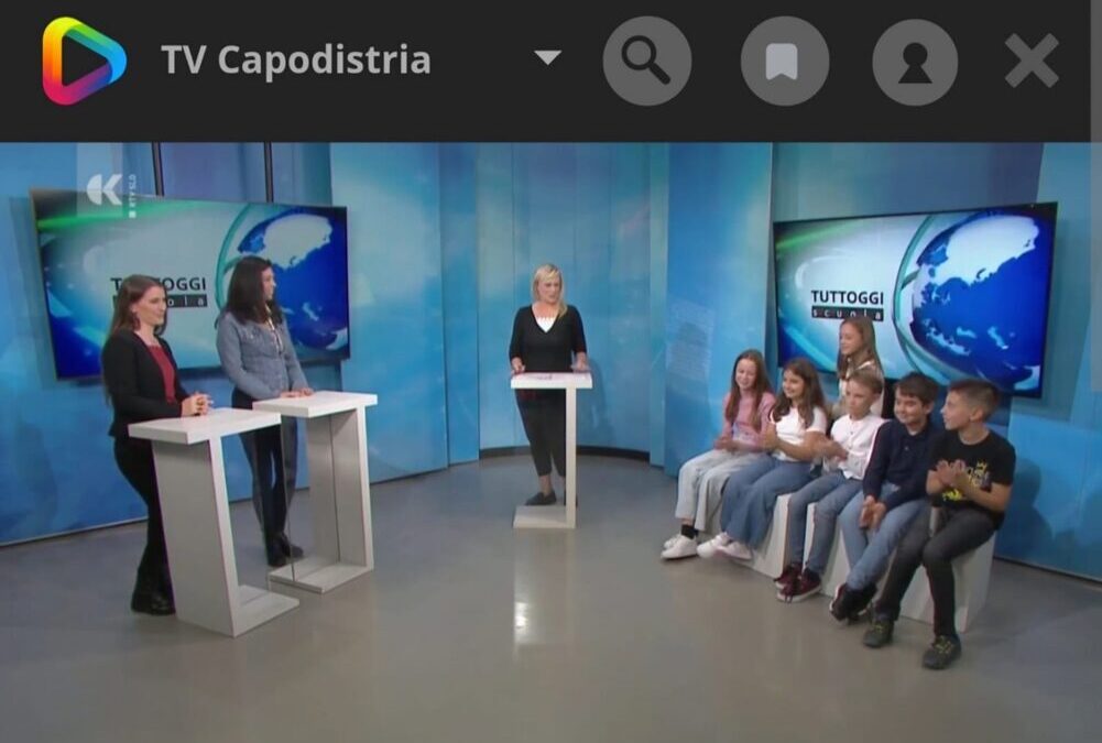 TV Capodistria – negli  studi di registrazione 22/10/2024  